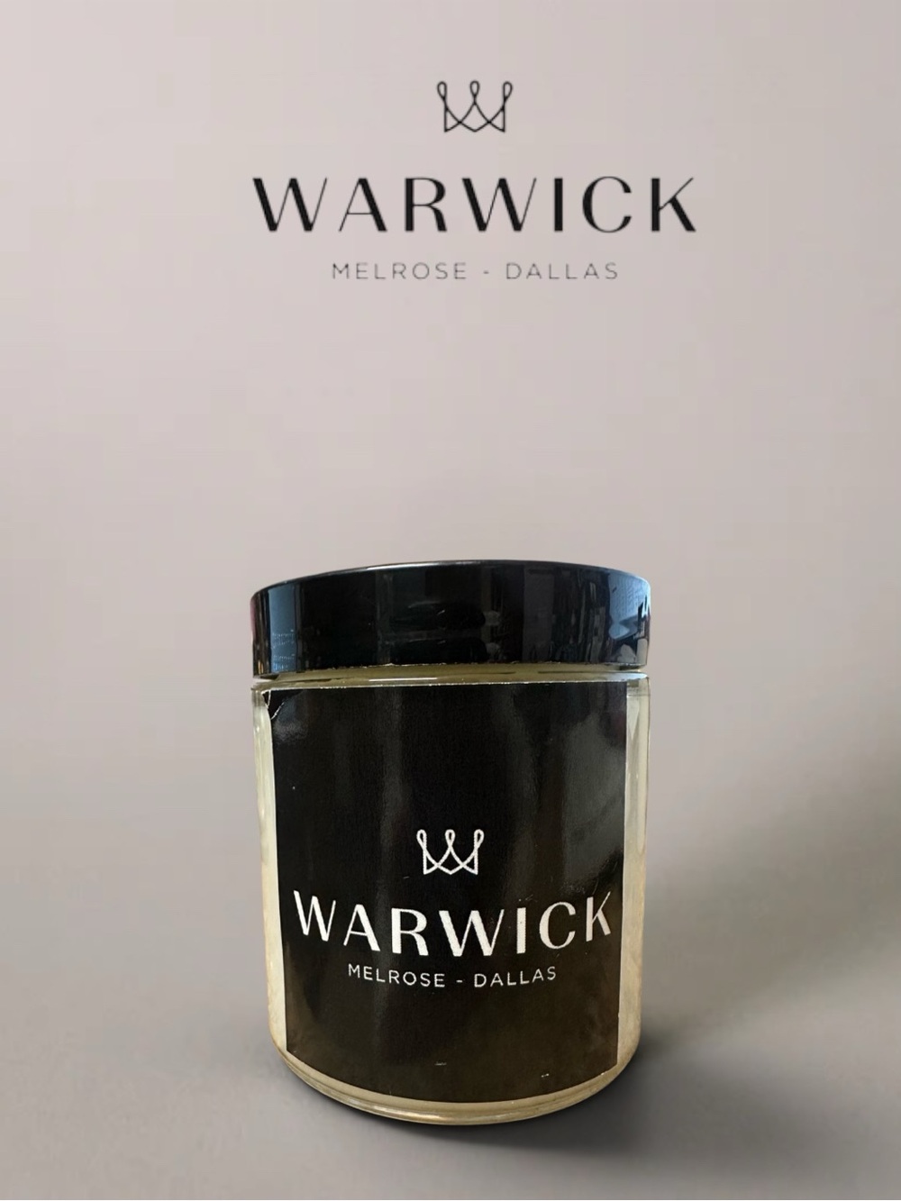Warwick Melrose - Dallas Scented Candle (Black & Cream)